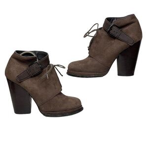 Alexander Wang Dark Brown Ankle Booties